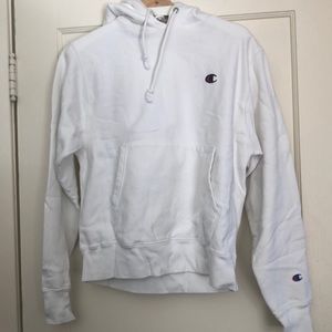 Champion White Hoodie. Size small.